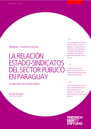 La relación estado-sindicatos del sector público en Paraguay