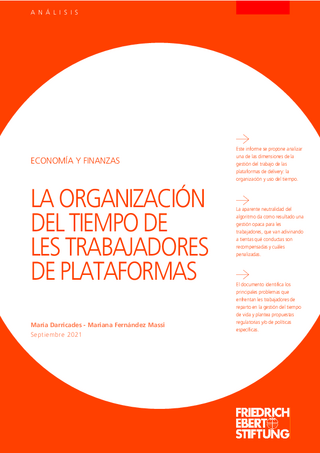 La organización del tiempo de les trabajadores de plataformas